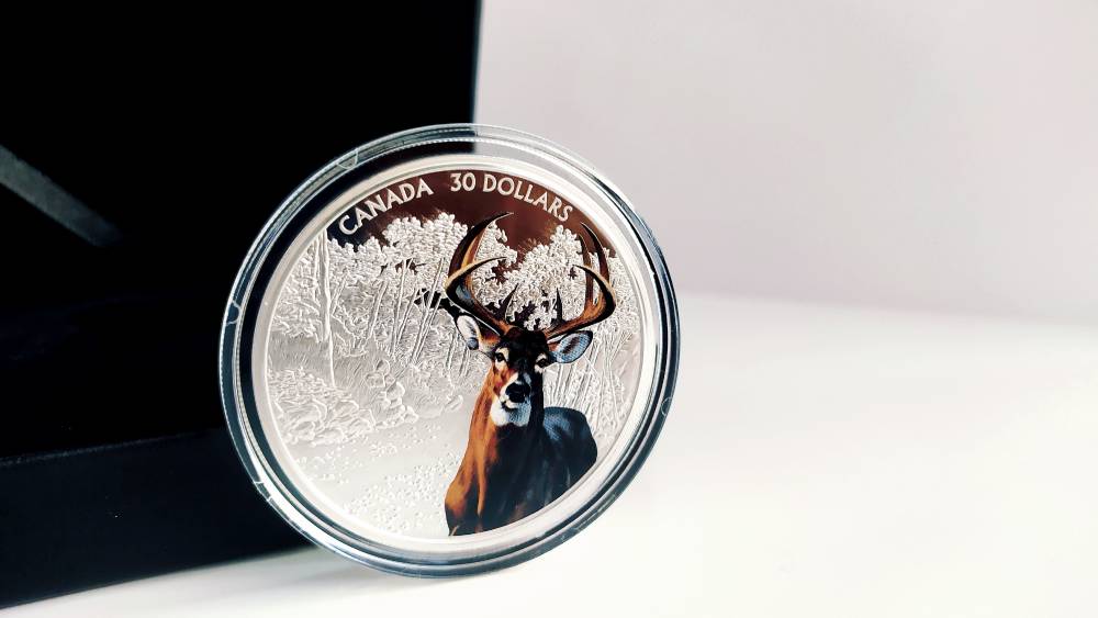 Stříbrná mince Jelen 2 oz 2021