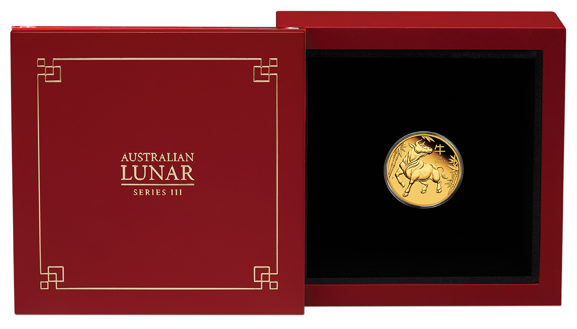 Zlatá mince Rok Buvola 1/10 oz proof 2021 Lunární série III