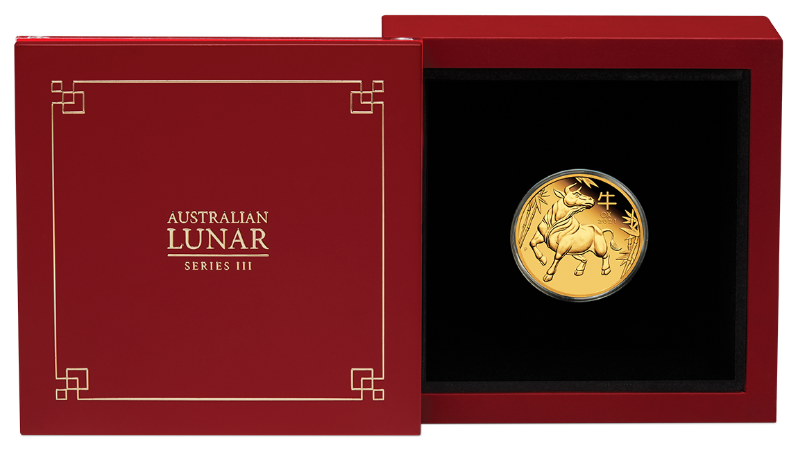 Zlatá mince Rok Buvola 1/4 oz proof 2021 Lunární série III
