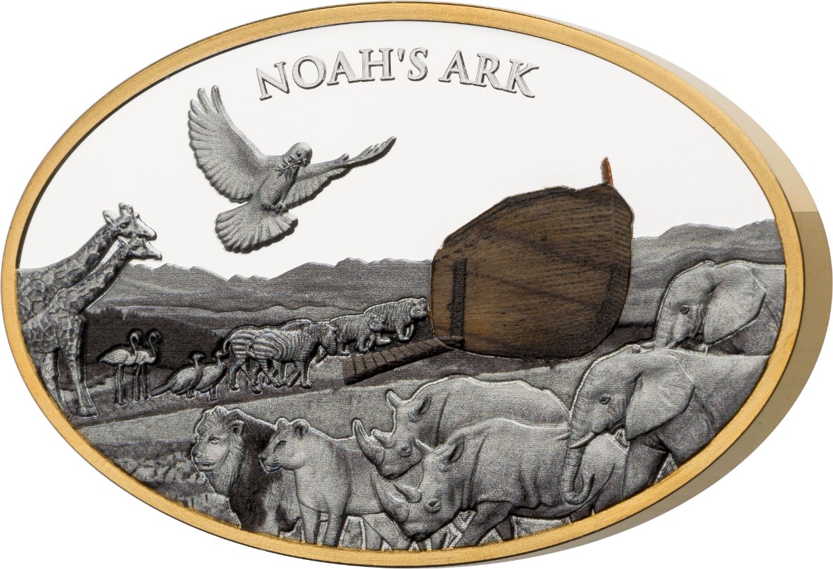 Stříbrná mince Noemova archa 3 oz 2021