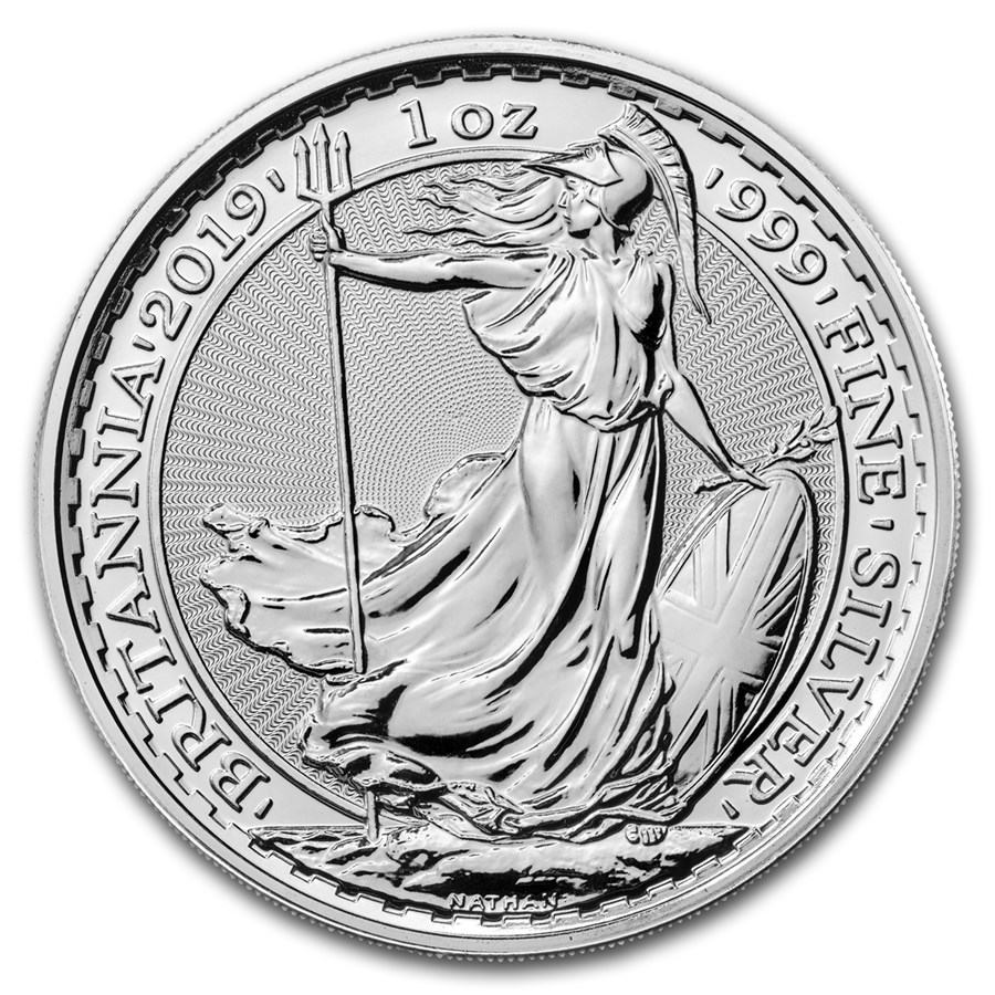 Stříbrná mince Britannia 1 oz