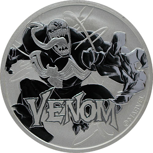 Stříbrná mince Marvel - Venom 1 oz BU 2020