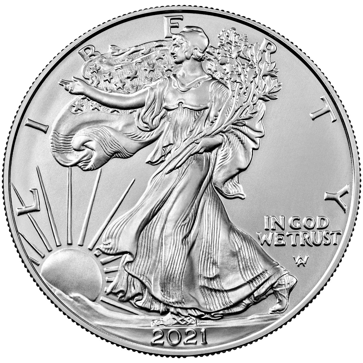 Stříbrná mince American Eagle 1 oz New design 2021