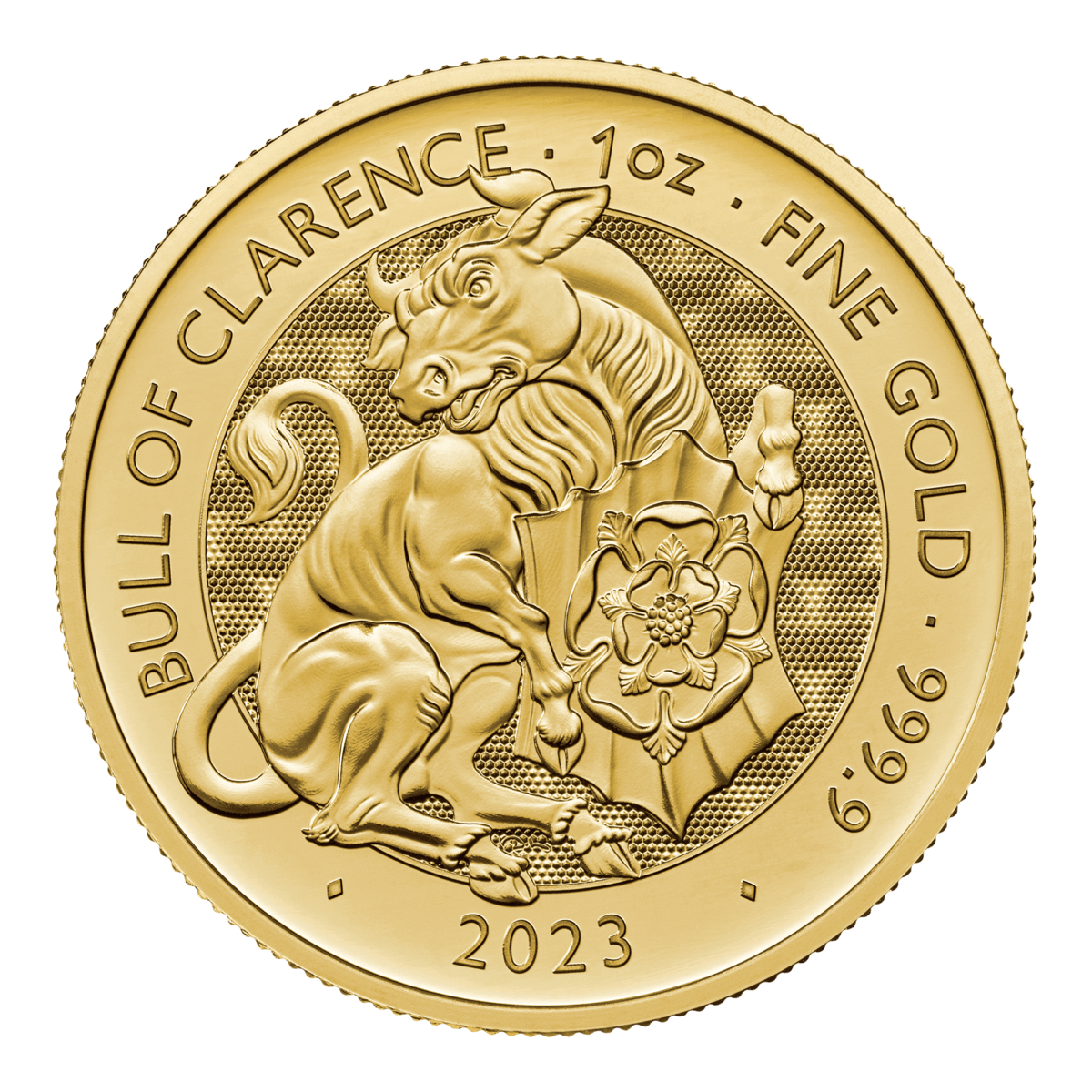 Zlatá mince The Royal Tudor Beasts - Bull of Clarence 1 oz 2023