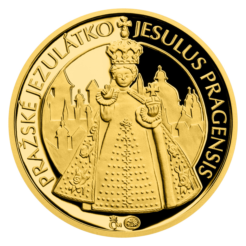 Zlatý dukát Pražské jezulátko 3,49 g proof 2023
