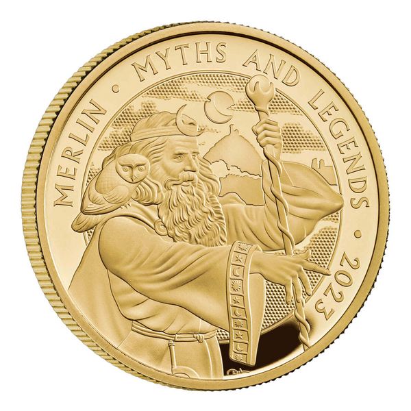 Zlatá mince Merlin 1 oz proof 2023