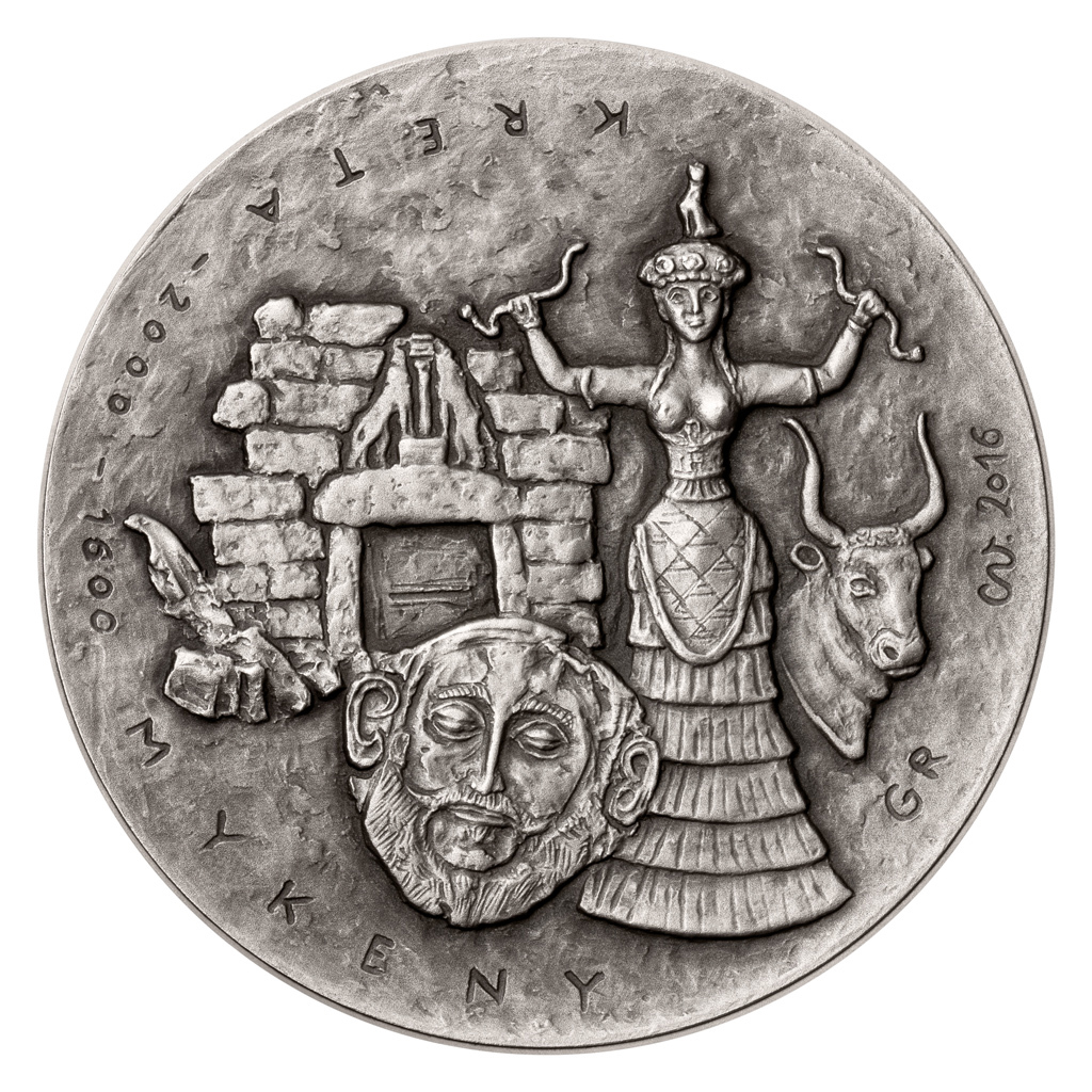Stříbrná mince Poklady starých civilizací IV. BK
