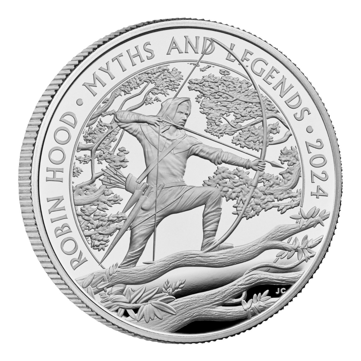 Stříbrná mince Robin Hood 1 oz proof 2024