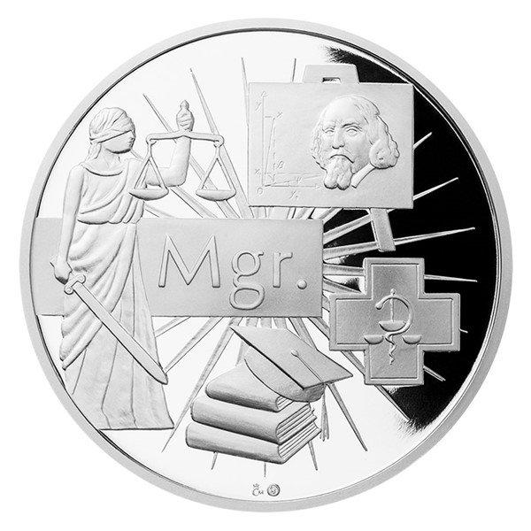 Stříbrná medaile Mgr.