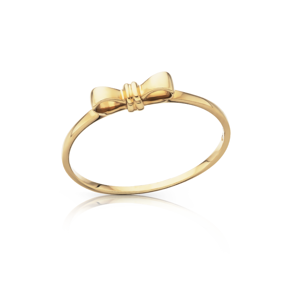 Zlatý prsten Mini Bow