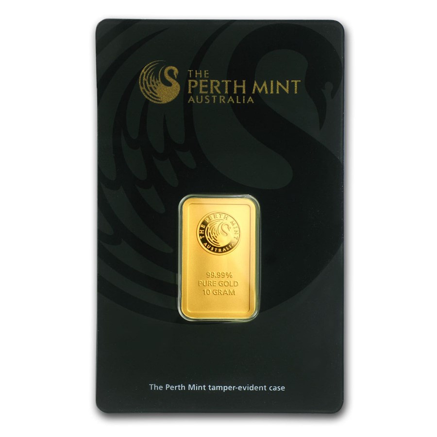 Zlatý investiční slitek 10 g Perth Mint