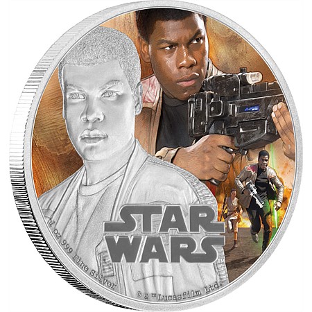 Stříbrná mince Star Wars The Force Awakens - Finn™ 1 oz
