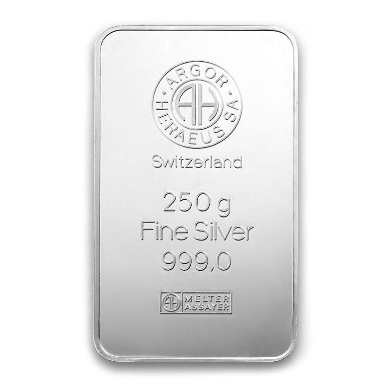 Stříbrný investiční slitek 250 g