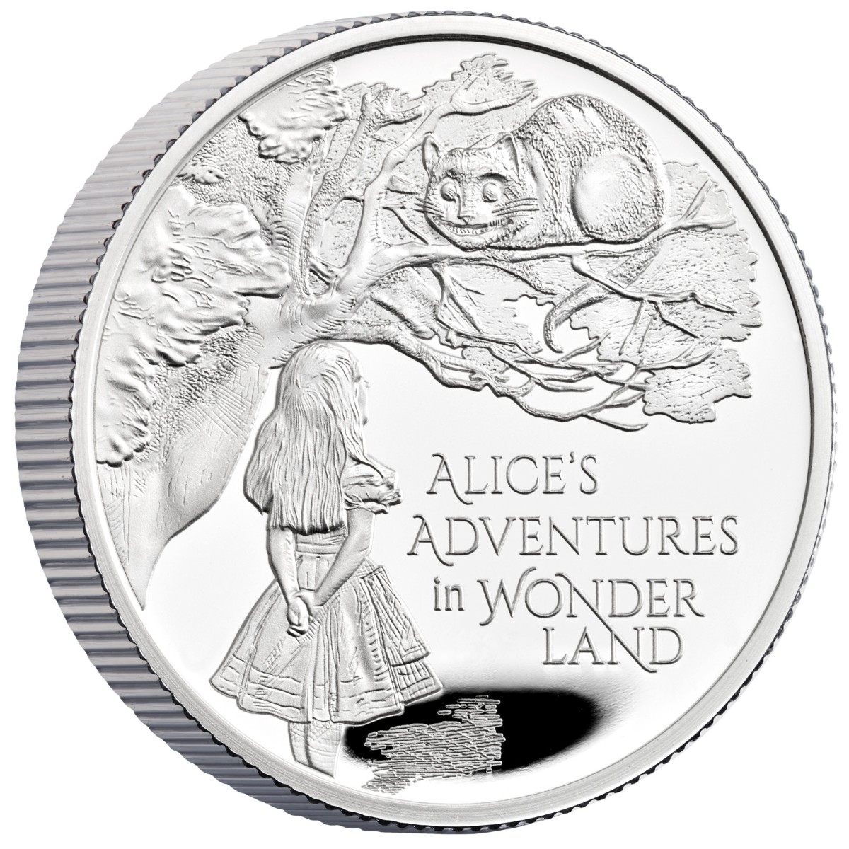 Stříbrná mince Alenka v říši divů 1/2 oz proof 2021
