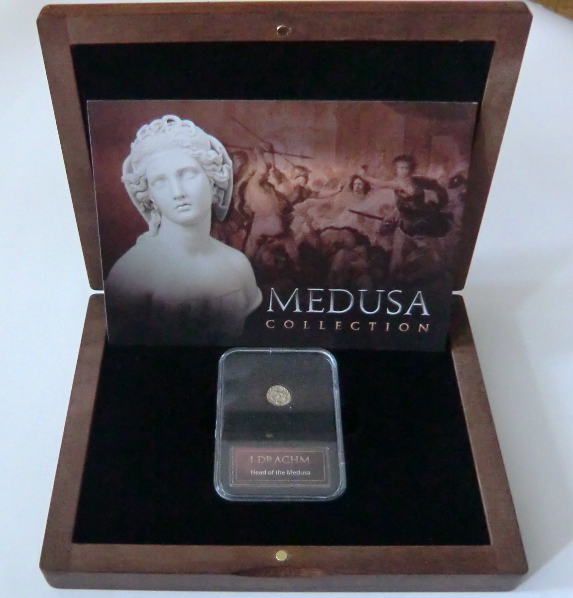 Stříbrná mince 1 Drachm Medusa