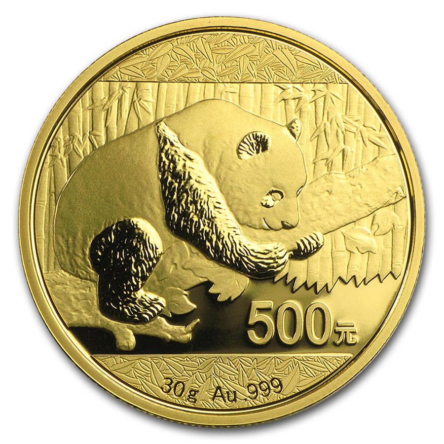 Zlatá mince Panda 30 g