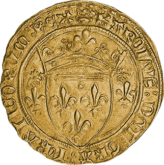 Zlatá mince “Charles VII 1 Écu d´Or”