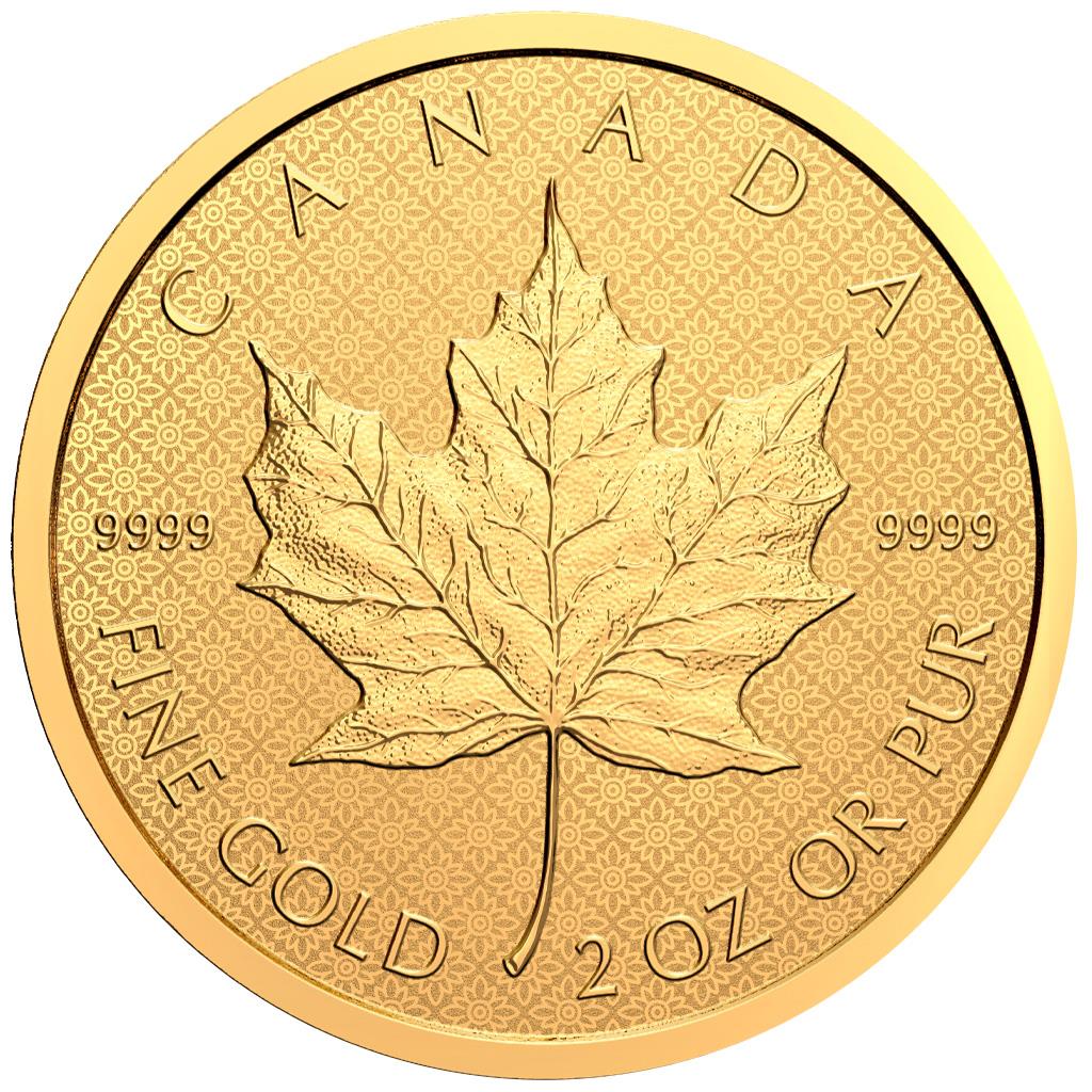 Zlatá mince Maple Leaf 2 oz reverse proof 2021