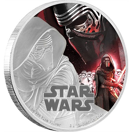 Stříbrná mince Star Wars - Kylo Ren 1 oz