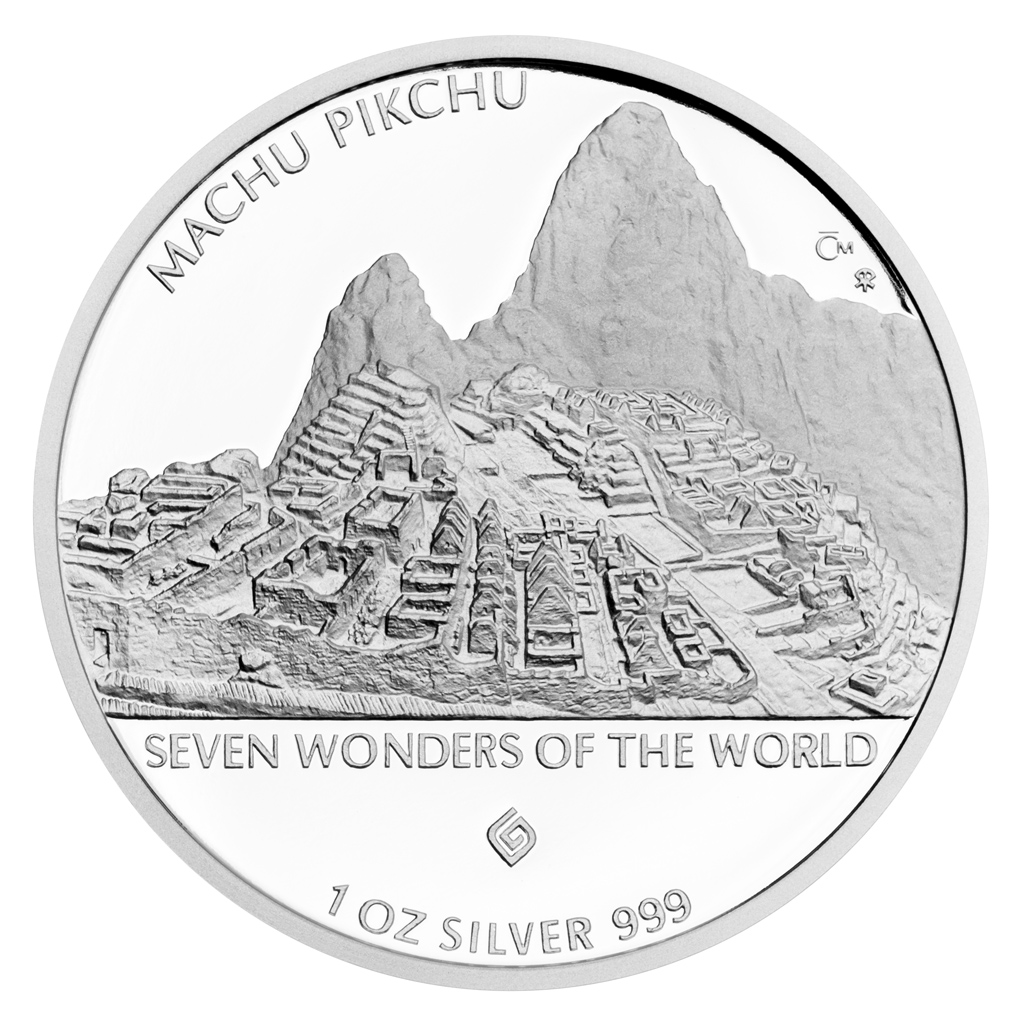 Stříbrná mince Machu Pikchu 1 oz proof 2016
