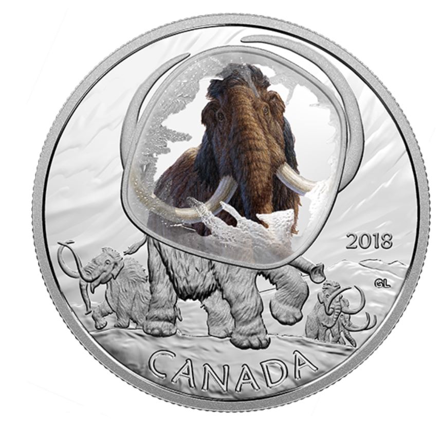 Stříbrná mince Woolly Mammoth 1 oz