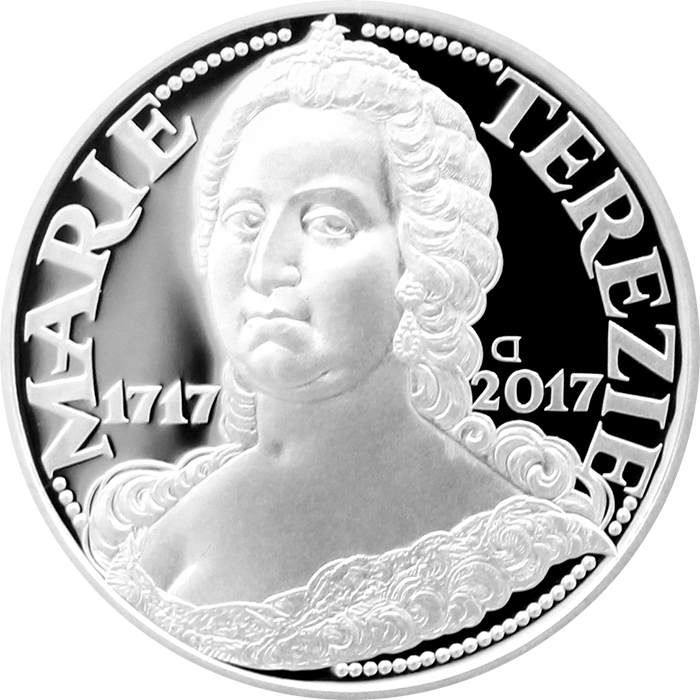 Stříbrná mince Marie Terezie 300. výročí narození b.k.