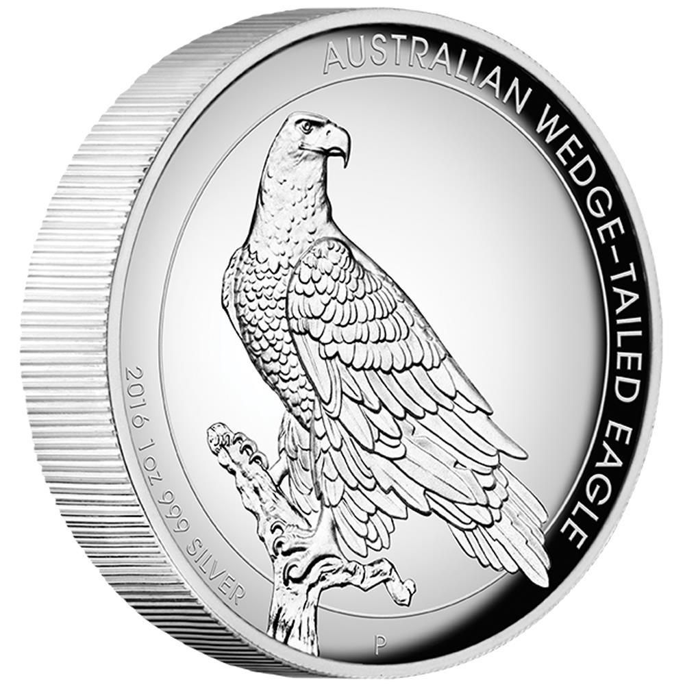Stříbrná mince Orel klínoocasý 1 oz vysoký reliéf 2016