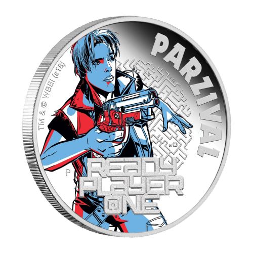 Stříbrná mince Ready Player One: Parzifal 1 oz proof 2018