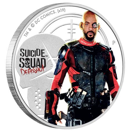 Stříbrná mince Sebevražedný oddíl Deadshot 1 oz proof 2019