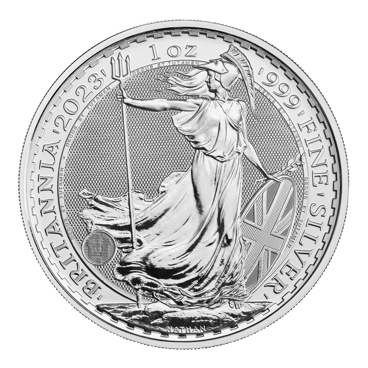 Stříbrná mince Britannia 1 oz Karel III