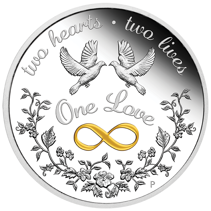 Stříbrná mince One Love 1 oz Proof 2023