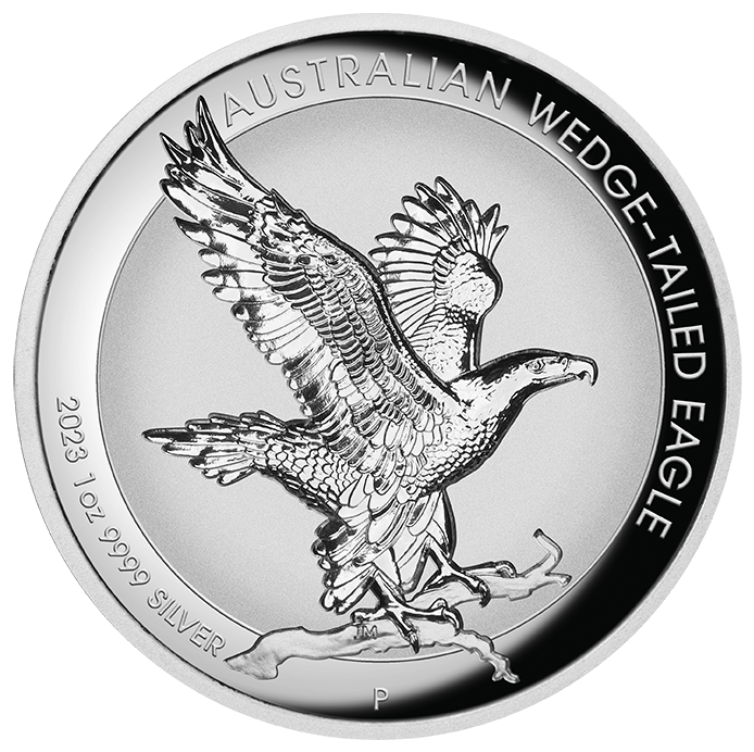 Stříbrná mince Orel klínoocasý 1 oz incused 2023