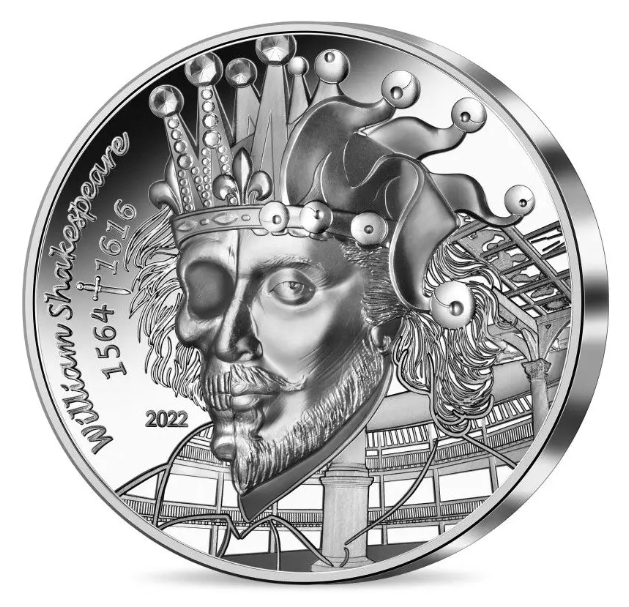 Stříbrná mince Shakespeare 1 oz proof 2022