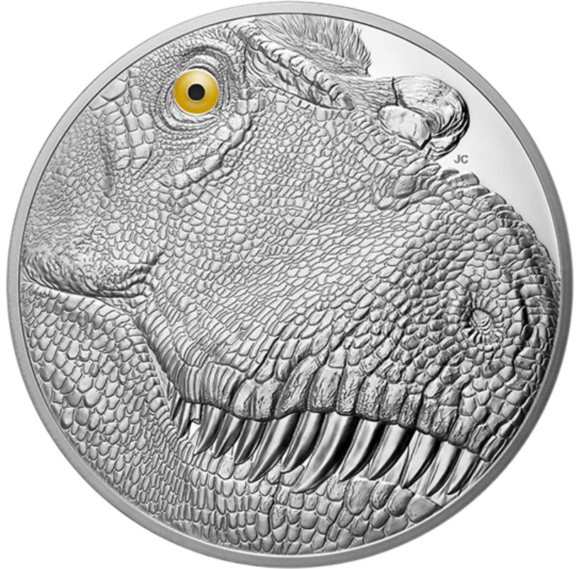 Stříbrná mince Tyrannosaurus Rex 1 kg