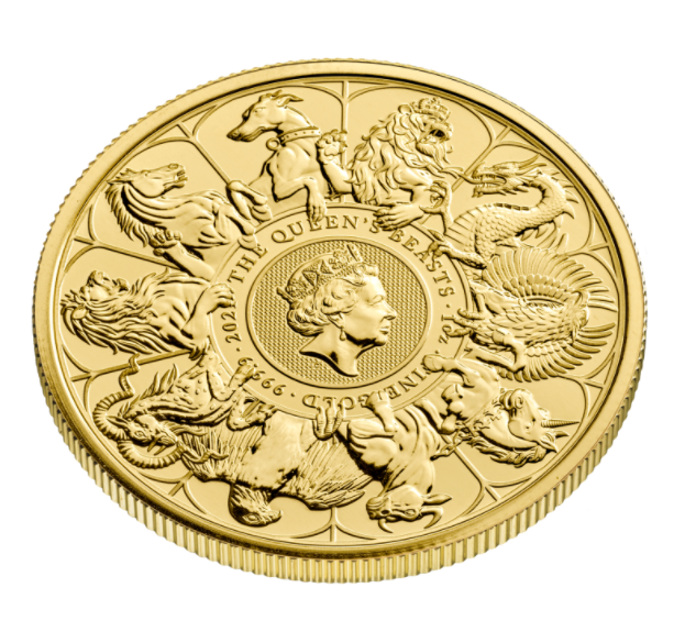 Zlatá mince The Queen's Beasts 1 oz 2021