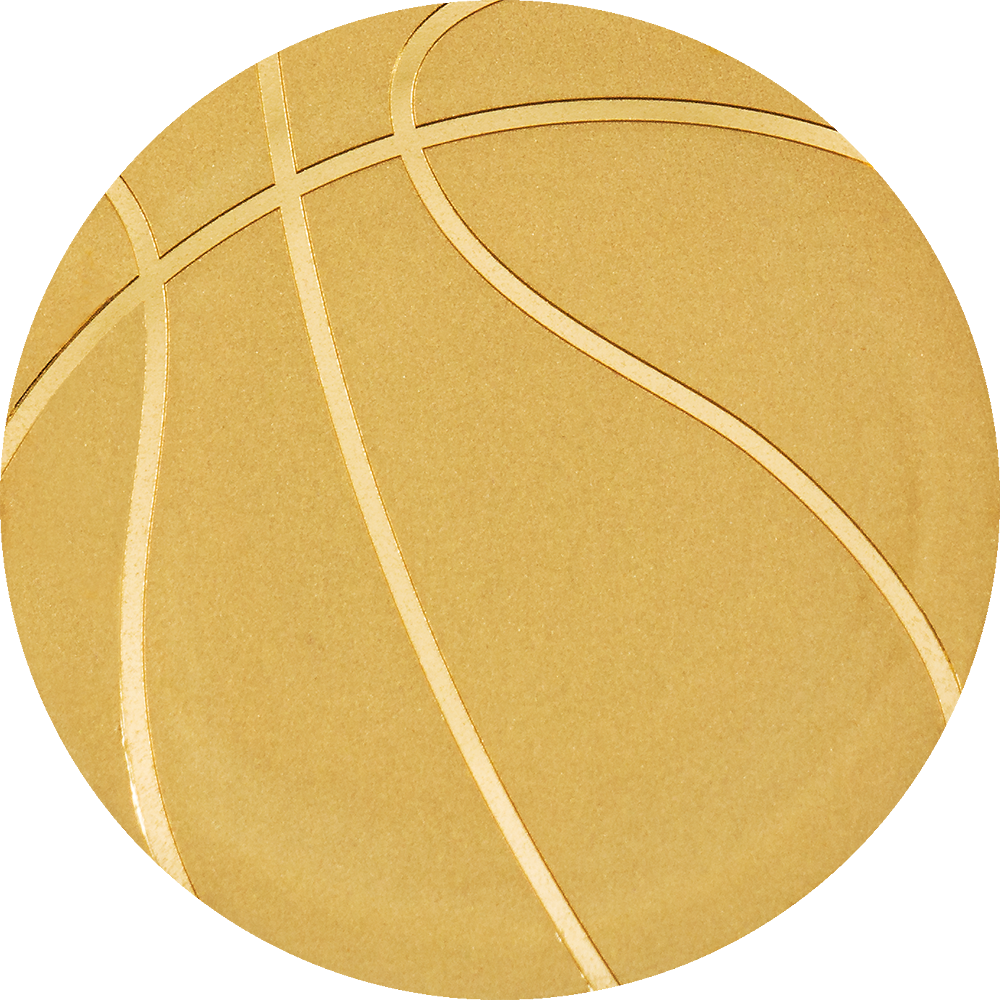 Zlatá mince Basketbal 0.5 g 2022