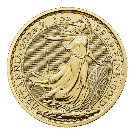 Zlatá mince Britannia 1 oz Karel III