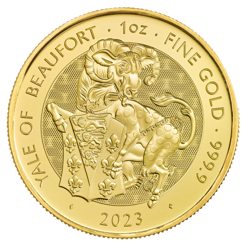 Zlatá mince The Royal Tudor Beasts - Yale of Beaufort 1 oz 2023