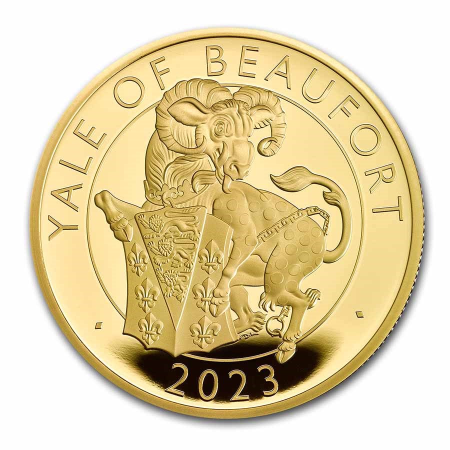 Zlatá mince The Royal Tudor Beasts - Yale of Beaufort 1 oz proof 2023