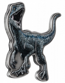 Stříbrná mince Jurský park - Velociraptor 2 oz 2021