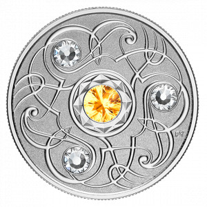 Stříbrná mince Birthstone Collection listopad 1/4 oz proof 2020