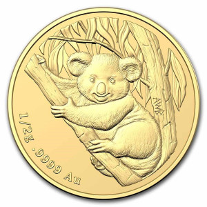 Zlatá mince Mini Koala 0,5 g proof 2021