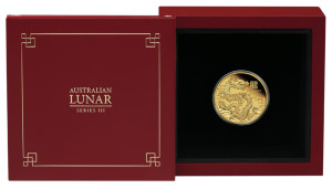 Zlatá mince Rok Draka 1/4 oz proof 2024 Lunární série III