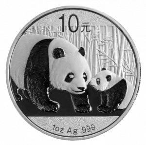 Stříbrná mince Panda 1 oz 2011