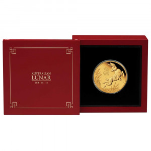 Zlatá mince Rok Zajíce 1 oz proof 2023 Lunární série III