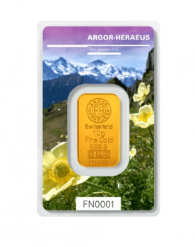 Zlatý investiční slitek 10 g Argor-Heraeus Limited Edition Spring 2019