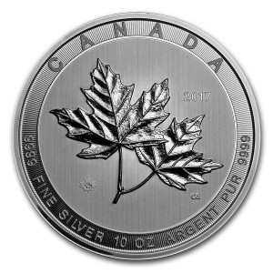 Stříbrná mince Maple Leaf 10 oz 