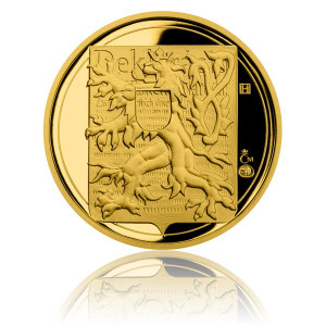 Zlatý dukát Vznik ČSR Martinská deklarace 3,49 g oz proof 2018