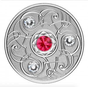 Stříbrná mince Birthstone Collection červenec 1/4 oz proof 2020