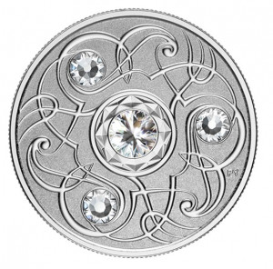 Stříbrná mince Birthstone Collection duben 1/4 oz proof 2020